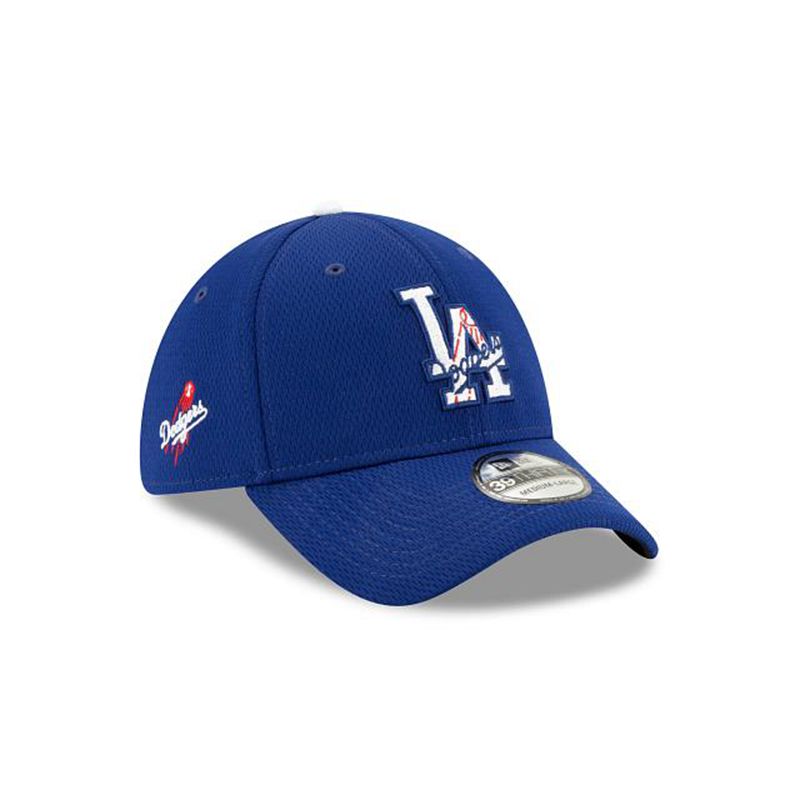 MLB Los Angeles Dodgers 2021 Spring Training 39Thirty Stretch Fit (AHX6165) - Blue New Era Caps